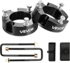 VEVOR 3 Inch Front and 2 Inch Rear Leveling Lift Kit for 2005-2021, 2022, 2023 Toyota Tacoma 2WD/4WD, Chassis Level Kit with 2 Front Strut Spacers, 2 Rear Lift Blocks, 4 U-Bolts, Suspension Level Kit