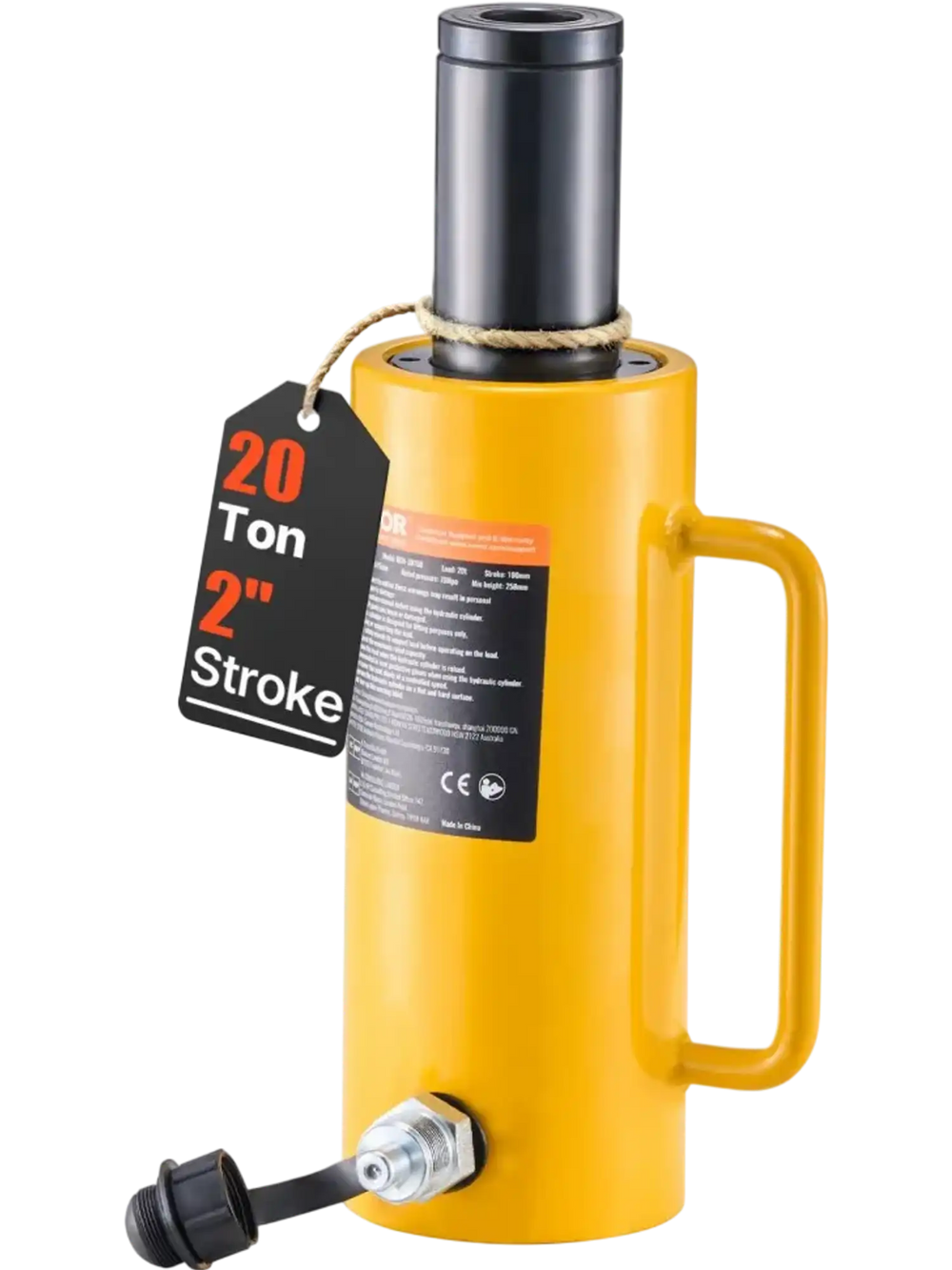 20ton 100mm Hollow Plunger Hydraulic Cylinder Jack