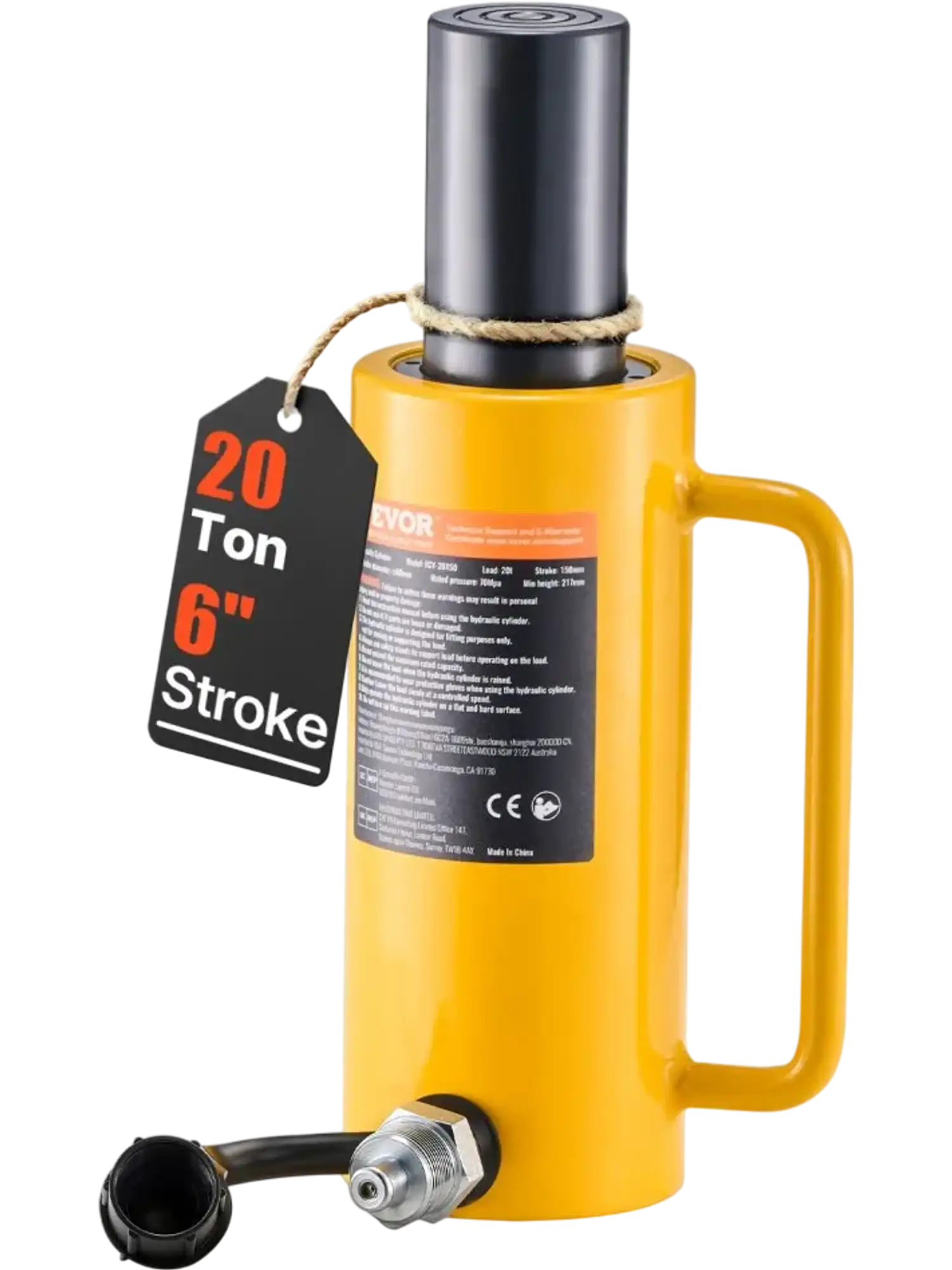 Vevor Hydraulic Cylinder Jack 20 Ton 6