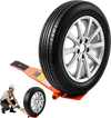 VEVOR Tire Wheel Dolly, 350LBS Heavy Duty Steel Tire Lifting Jack Tool, Fits ≤35 in Tires, Smooth Rolling Tire Lifter for Car SUV Truck, Compact and Portable for Workshops & Home Garages