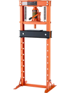 VEVOR 12 Ton Shop Press, H-Frame Garage Floor Bottle Jack Hydraulic Press, 8-Level Adjustable Height, Movable Stamping Plate, Heavy-Duty Steel for Bending, Straightening, Pressing U-Joints & Bearings