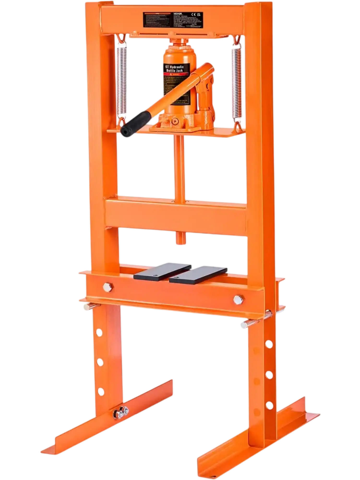 Vevor Hydraulic Shop Press 6-Ton H-Frame Adjustable Floor Press New
