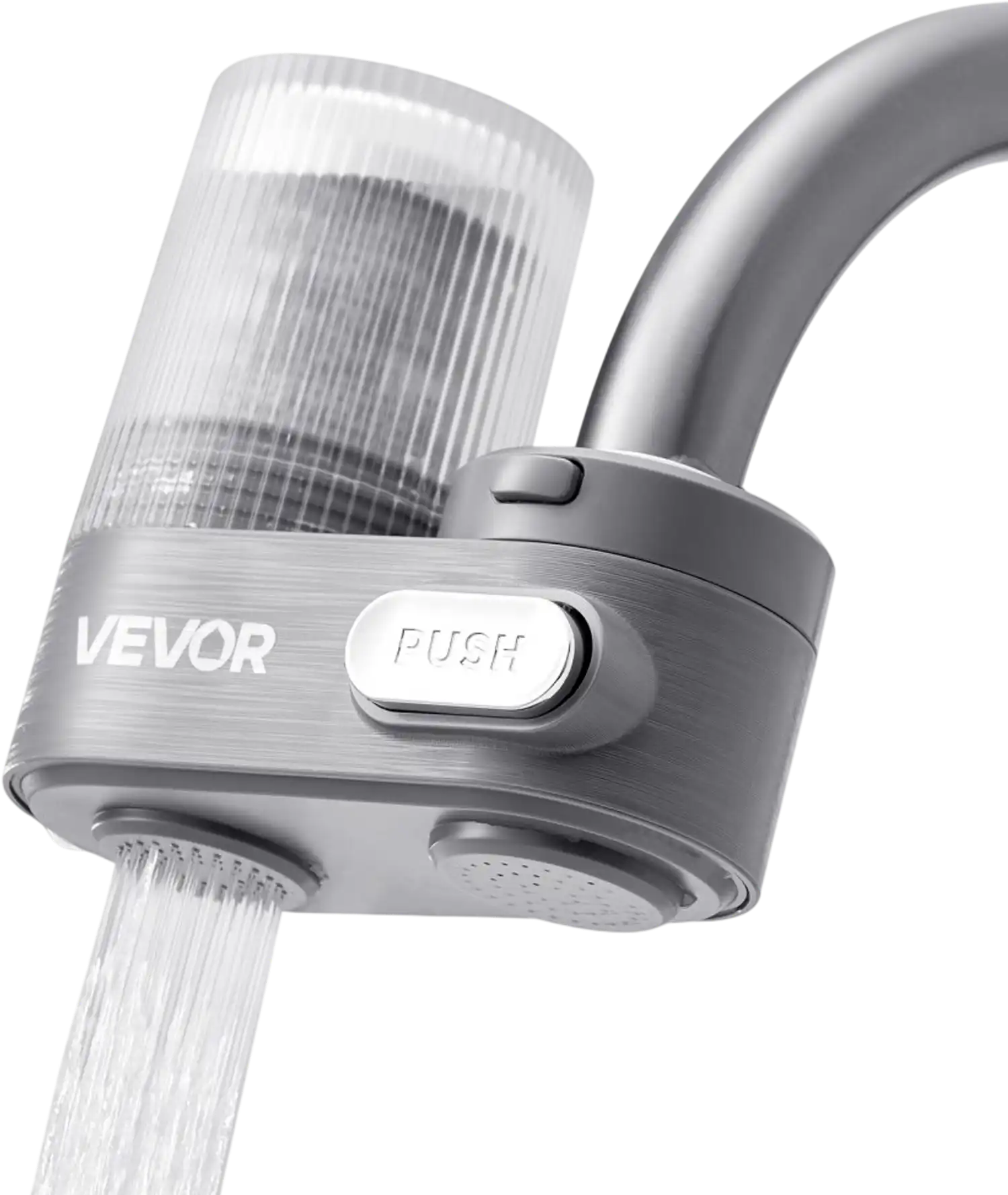 Vevor Water Filter Faucet Mount Vertical Water Purifier Gray New