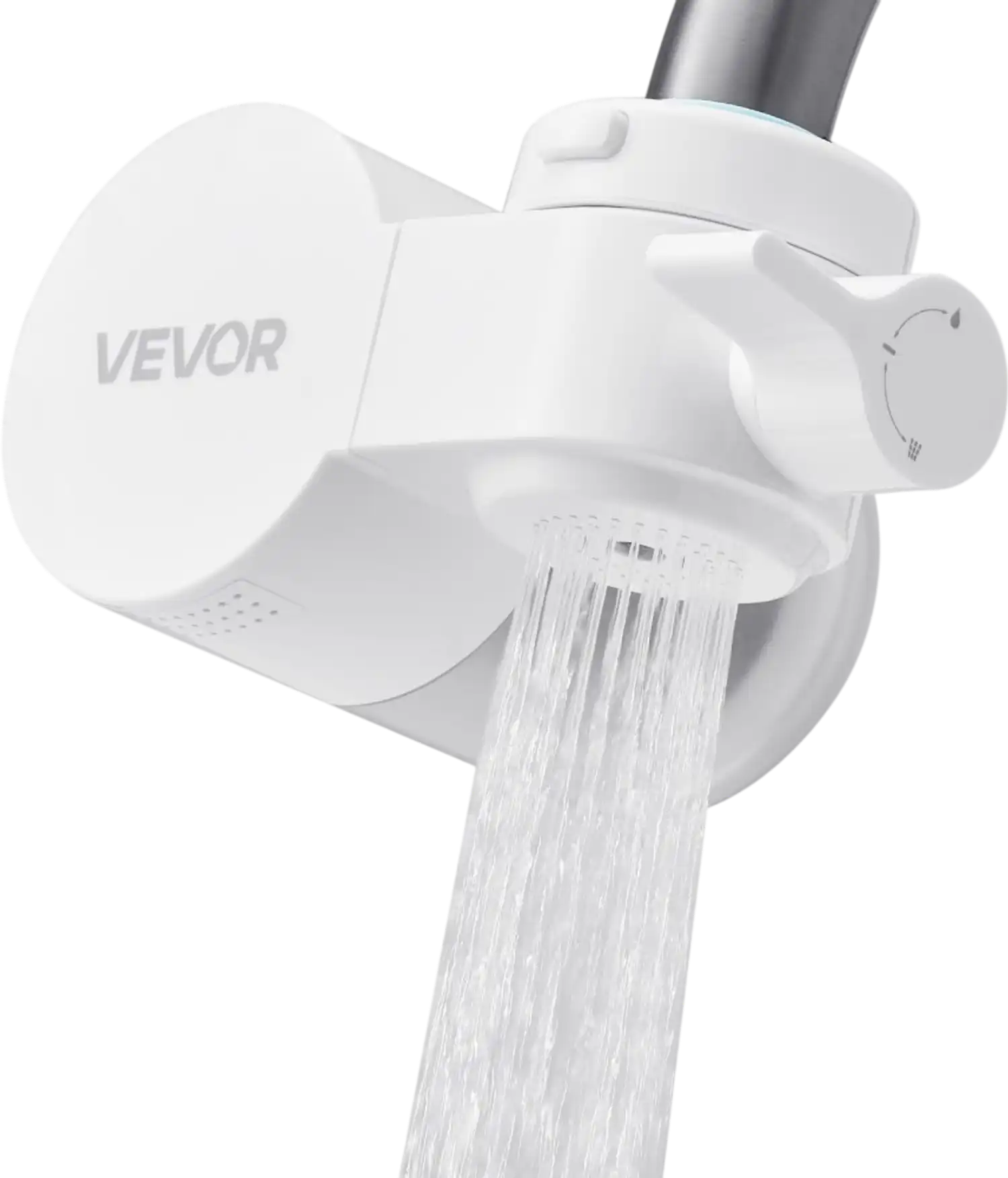 Vevor Faucet Mount Water Filter Horizontal Water Purifier White New