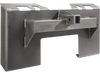 VEVOR Skid Steer Attachment Plate, 1/4" Thick Skid Steer Mount Plate with 2.28" Hitch Receiver, 3000 LBS Quick Attachment Loader Plates, Compatible with Deere, Kubota, Bobcat, Mahindra Steer, Tractor