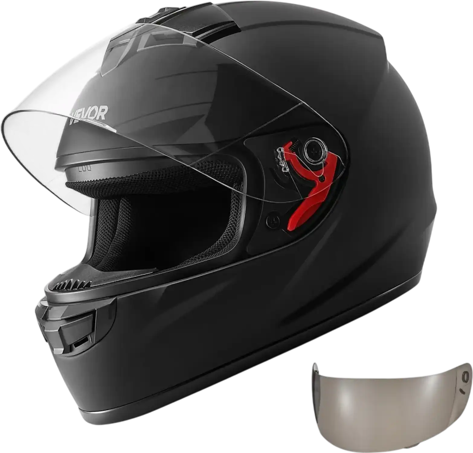 Vevor Full Face Motorcycle Helmet Clear Visor DOT Approved L New