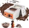 VEVOR Chocolate Tempering Machine, 9 Lbs 2 Tanks Chocolate Melting Pot with TEMP Control 86~185℉, 800W Stainless Steel Electric Commercial Food Warmer For Chocolate/Milk/Cream Melting and Heating
