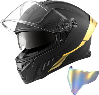 Vevor Full Face Motorcycle Helmet Dual Visor DOT ECE Approved XL New