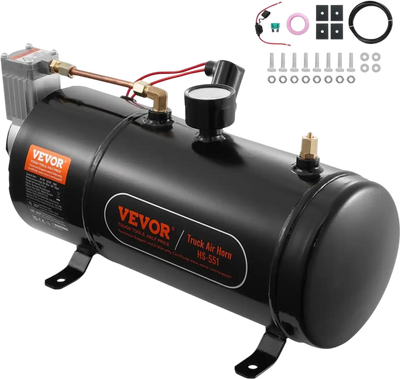 Vevor Air Compressor 12V Onboard System with 0.8 Gal Tank New
