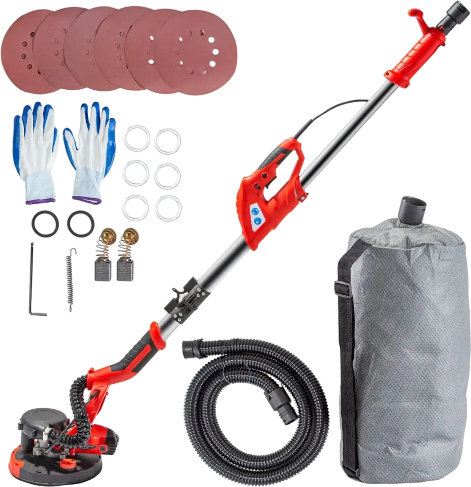 Vevor Drywall Sander 850W Foldable Variable Speed with Vacuum Bag New