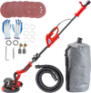 VEVOR Drywall Sander 850W Electric, Electric Sander Variable Speed 800-1750RPM, Drywall Sander Foldable Sheetrock Sander, with Telescope Handle, Vacuum Bag Drywall Sanders 6 Sand Pads
