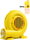 VEVOR Inflatable Blower, 750W&950W, 1.3 HP Bounce House Blower, Pump Commercial Air Blower for Inflatables, 3300RPM Bouncy Castle Electric Air Blower Fan Perfect for Bounce House, Waterslides, Yellow
