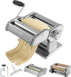 VEVOR Pasta Maker Machine, 9 Adjustable Thickness Settings Noodles Maker, Stainless Steel Noodle Rollers and Cutter, Manual Hand Press, Pasta Making Kitchen Tool Kit, Perfect for Spaghetti Lasagna