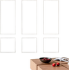 VEVOR Wall Molding 3 Pack, Wainscoting Panels Kit, Lightweight Paintable Polystyrene, Easy to Install, Waterproof Accent Wall Trim for Interior Décor Living Room, Bedroom, White (24x54 + 24x24 in)