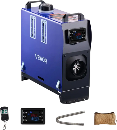 Vevor Diesel Heater Portable 8KW 12V/24V Air Heater with Remote Control and LCD Screen New