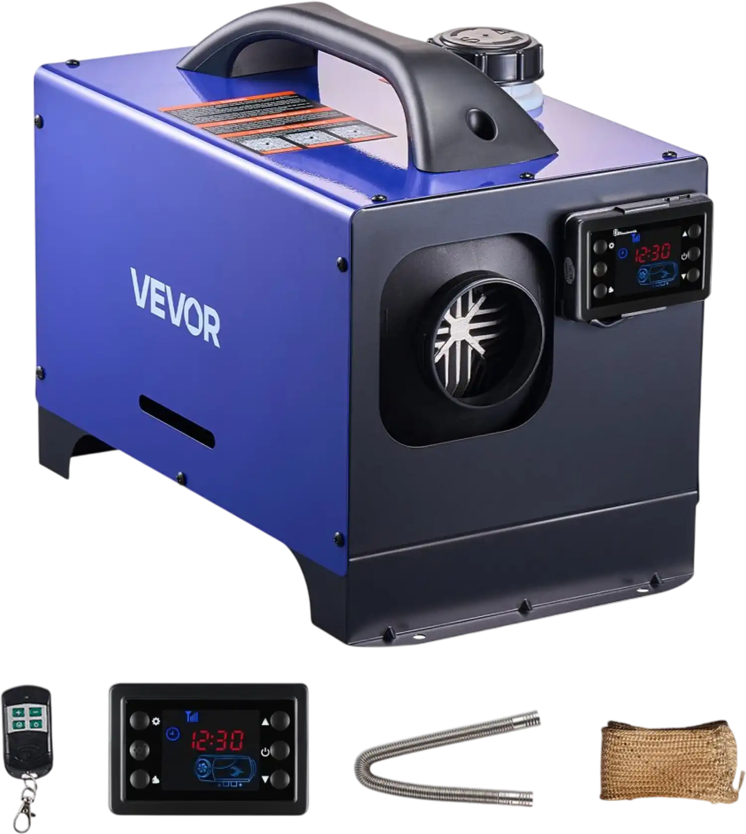 Vevor Diesel Heater Portable 8KW Air Heater with Remote Control and LC ...