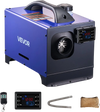 VEVOR Diesel Heater, 8KW, DC 12V/24V, All in One Portable Diesel Air Heater with Remote Control and LCD Display, Fast Heating Low Noise, 1.3 Gal Fuel Tank for Vehicles, RVs, Vans, Tractors and Trucks