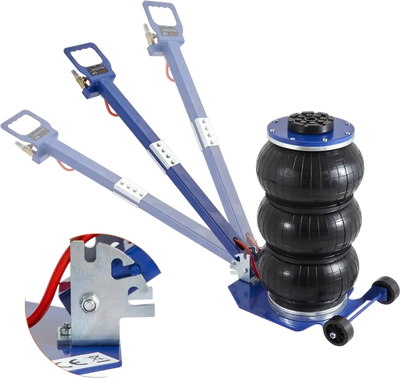 VEVOR Air Jack, 3 Ton/6600 lbs Triple Bag Air Jack, Airbag Jack with Six Steel Pipes, Lift up to 17.7