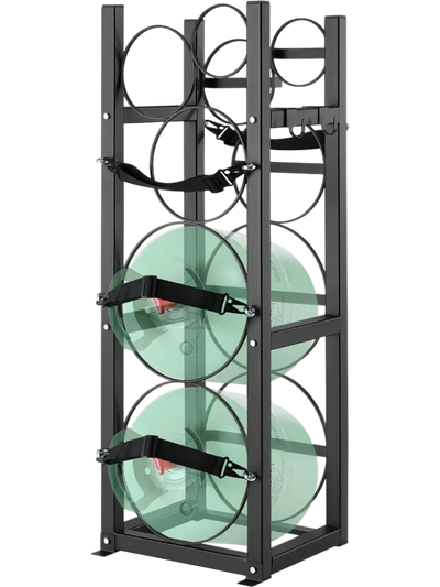 Vevor Refrigerant Tank Rack Freon Gas Cylinder Holder 12.79 x 12.99 x 36.53