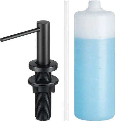 Vevor Soap Dispenser Built-In Stainless Steel 17 oz Kitchen Sink Refillable Bottle New
