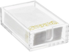 VEVOR Acrylic Napkin Holder, 9.1 x 5.5 x 2.6 inch, Clear Bathroom Guest Towel Storage Tray with U-Shaped Opening, Disposable Paper Towel Holder for Bathroom Kitchen Parties Weddings & Various Events