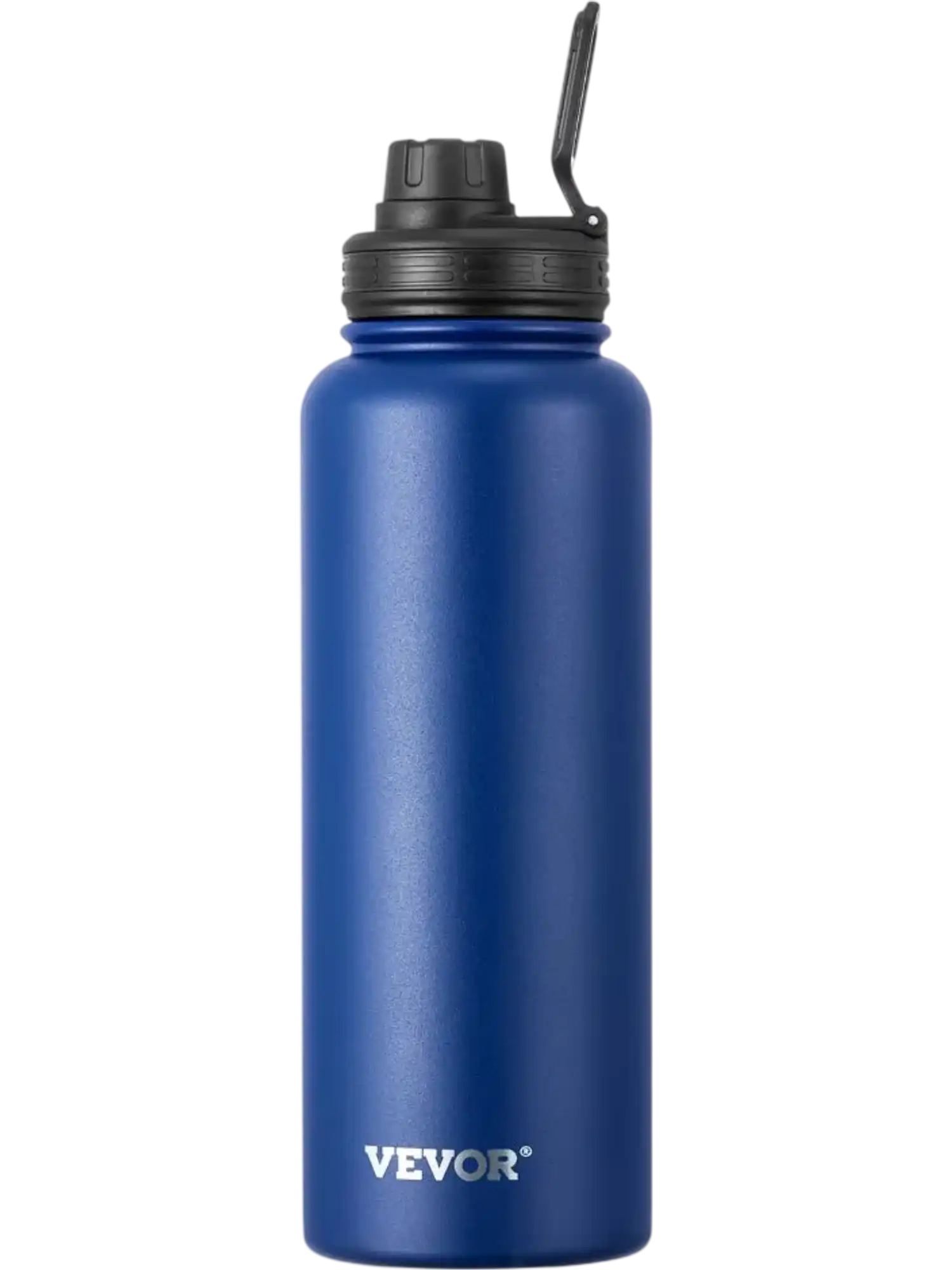 Vevor Water Bottle 40 oz Insulated Stainless Steel Wide Mouth Blue New