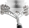 VEVOR Grill Brush and Scraper, BBQ Brush for Outdoor Grills, Stainless Steel Woven Wire, Bristle Free Barbecue Brushes for Porcelain, Charcoal, Grate Cleaner Grill Accessories, 17 in
