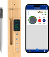 VEVOR Wireless Meat Thermometer, 500 ft Range Wireless Bluetooth Meat Thermometer, Digital Cooking Food Meat Thermometer, Waterproof Smart Meat Probe with One Probe, for Grilling, Smoker, BBQ & Oven