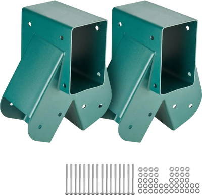 VEVOR A-Frame Middle Swing Set Brackets, Heavy Duty Carbon Steel Swing with Mounting Hardware, DIY Swing Bracket Swing Kit for 4x4  (actual 3.7