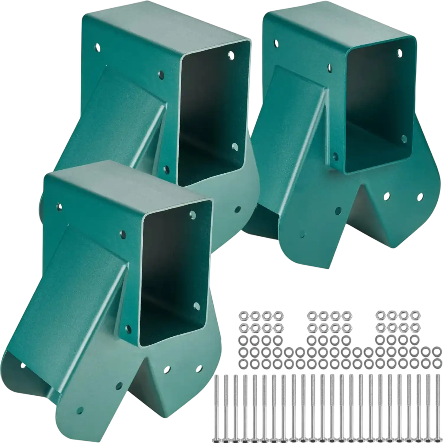 Vevor Swing Bracket A-Frame Middle Swing Set Brackets for 4x4 Legs & 4x6 Beam Green 3-Pc New