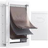 VEVOR Pet Door, 14.25" x 21.1" Metal Frame with Lock and 3-Flap System, Weatherproof Doggy Door, Easy to Install in Interior or Exterior Walls, Pet Door Suitable for Cat Doggie Kitties (White-Large)