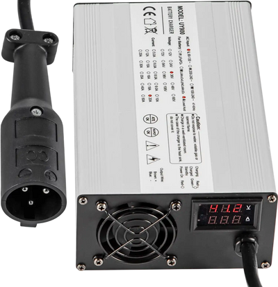 Vevor Golf Cart Battery Charger 48V 15A 3-Pin Round Plug New