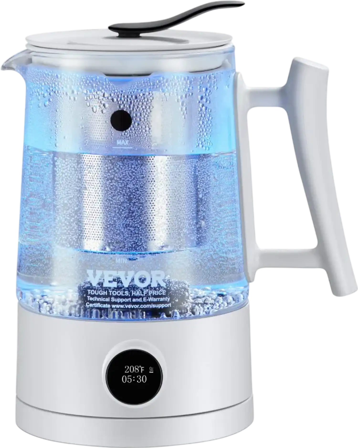 Vevor Hydrogen Water Pitcher Hydrogen-Rich Water Kettle 1.5 L New