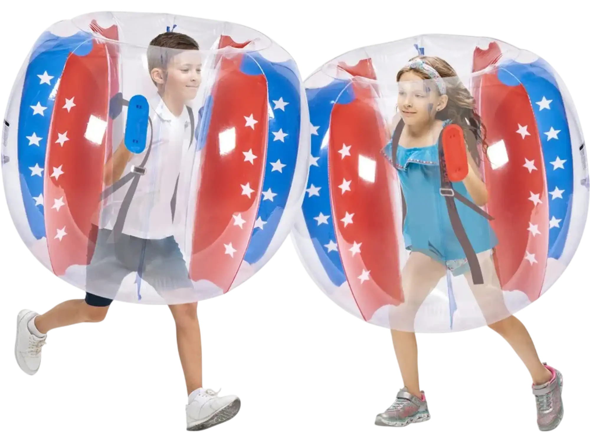 Vevor Bumper Balls Inflatable 2-Pack 4' Body Sumo Zorb Balls for Kids & Teens New
