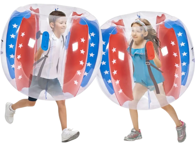 Vevor Bumper Balls Inflatable 2-Pack 4' Body Sumo Zorb Balls for Kids & Teens New