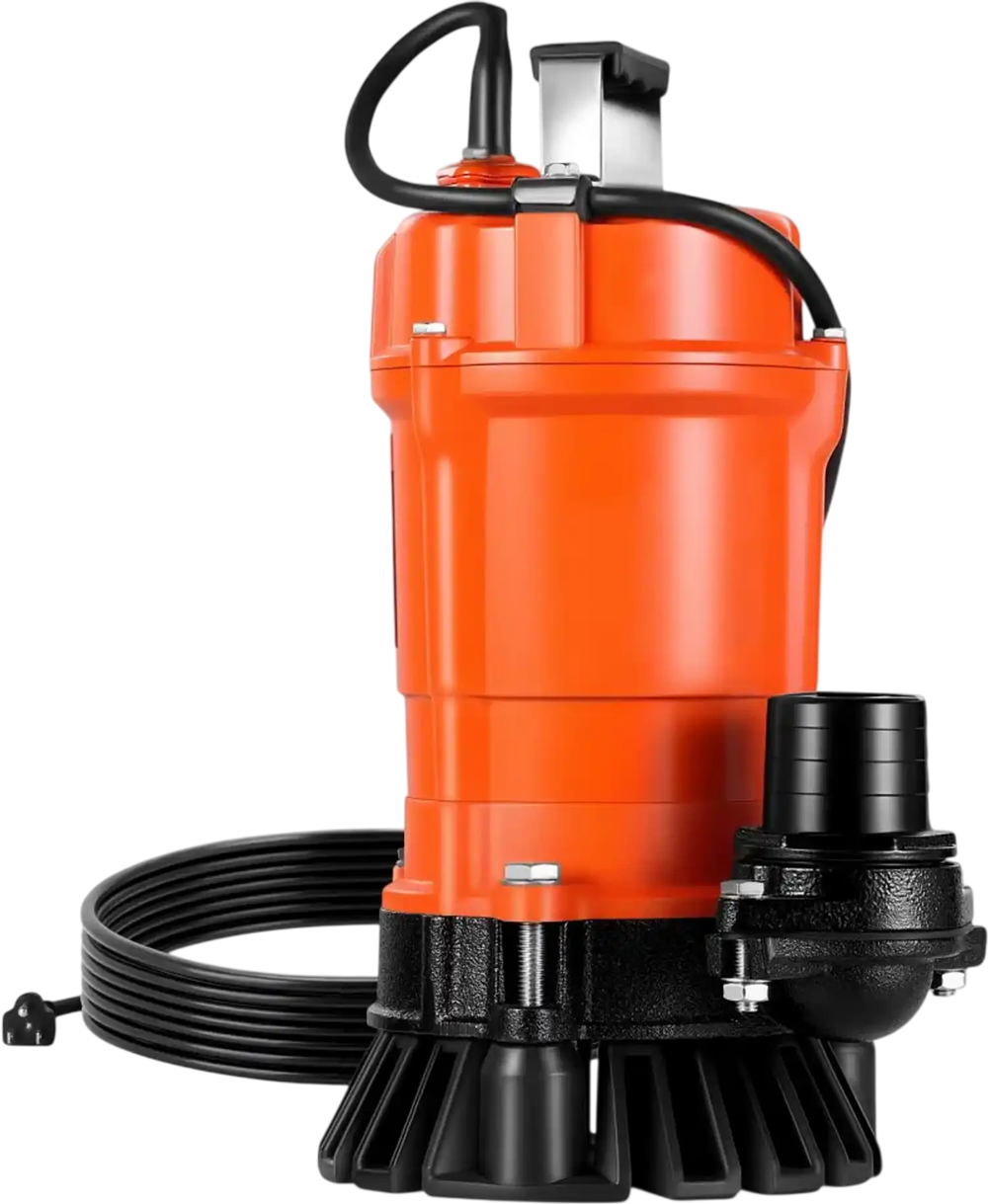 Vevor Submersible Trash Pump 1/2 HP 2000 GPH Cast Iron Sewage Sump New ...