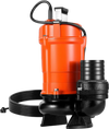 VEVOR 1 HP Submersible Trash Pump, 5000 GPH, 120V Cast Iron Submersible Sump Sewage Pump with 3 in Discharge, 40 ft Max Lift, Drain Dirty Clean Water, for Pools, Garden, Pond, Basement, Flooded Areas