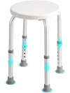 VEVOR Shower Chair for Inside Shower, Adjustable Height Shower Stool, Non-Slip Bench Bathtub Seat Stool for Elderly Disabled Adults Handicap, 300 lbs Capacity