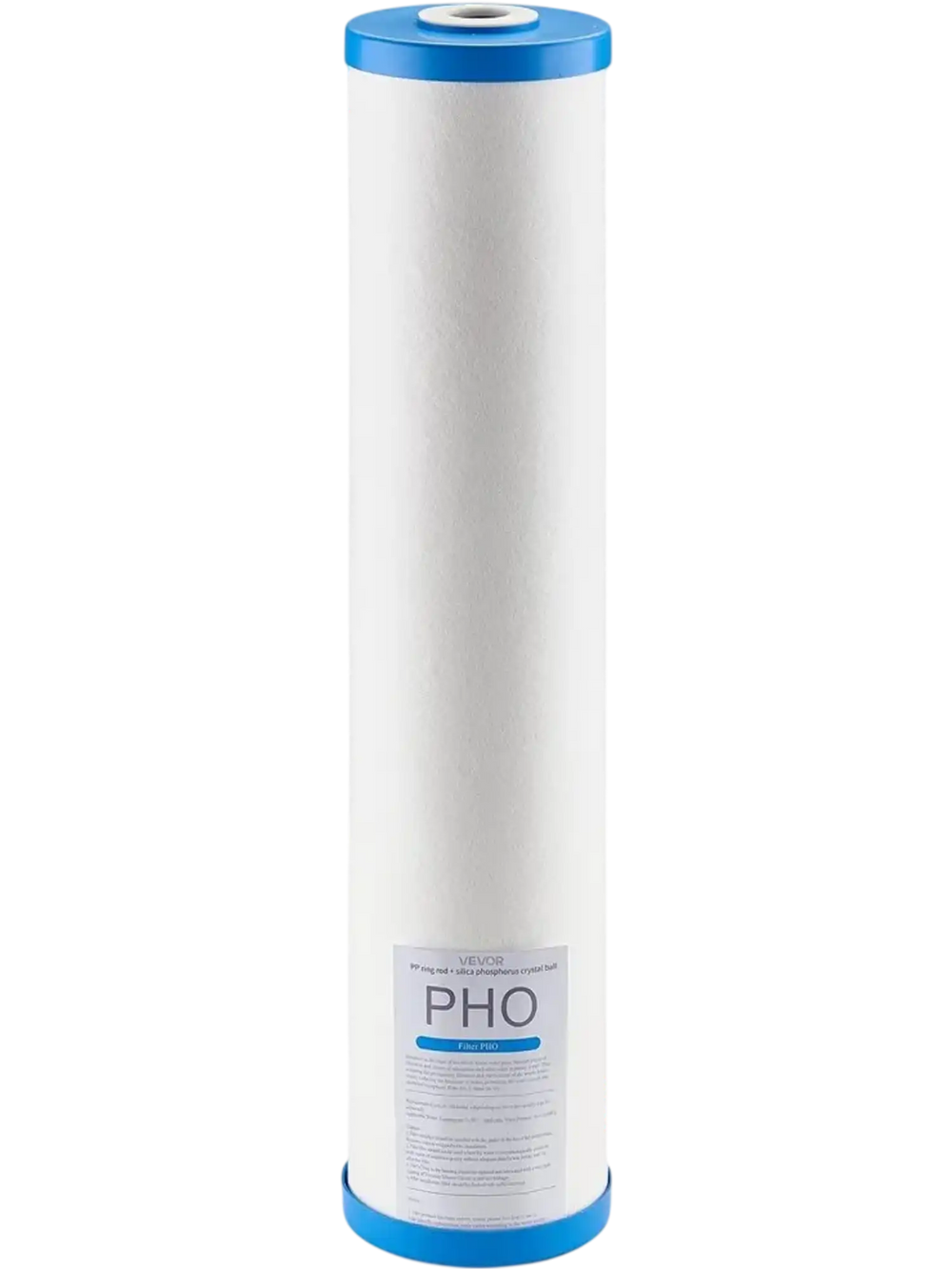 VEVOR Whole House Water Filter Replacement Cartridge, 4.5" x 20" Polyphosphate Scale Inhibitor Filter for Whole Home Water Filtration System, Reduce Chlorine, Taste, Odor, Prevent Corrosion