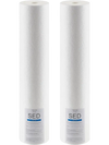 VEVOR Whole House Water Filter Replacement Cartridge, 4.5" x 20" Polypropylene Sediment Filter for 3-Stage Whole Home Water Filtration System, Reduce Sand, Rust, Chlorine, Bad Taste, Odor