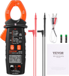 VEVOR Digital Clamp Multimeter, T-RMS 6000 Count, 600A, for Current, Voltage, Resistance, Diodes & Continuity Testing, Data Hold, NCV, Ideal for Domestic Appliances & Railway Maintenance