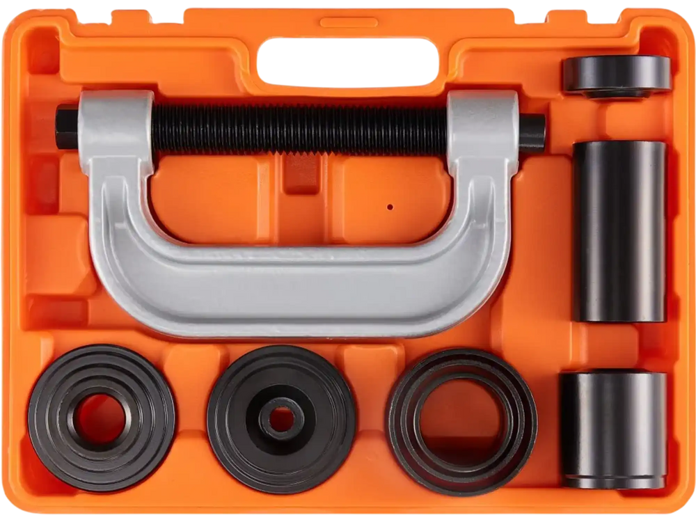 VEVOR Ball Joint Press Kit, 10 pcsTool Kit, C-press Ball joint Remove and Install Tools, for Most 2WD and 4WD Cars, Heavy Duty Ball Joint Repair Kit for Automotive Repairing
