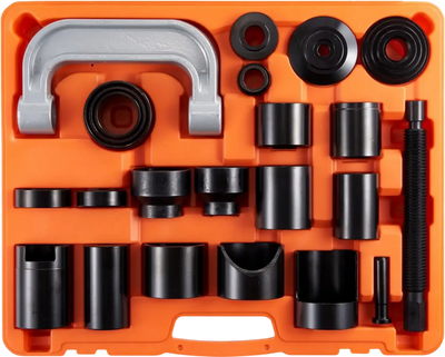 VEVOR Ball Joint Press Kit, 23 pcsTool Kit, C-press Ball joint Remove and Install Tools, for Most 2WD and 4WD Cars, Heavy Duty Ball Joint Repair Kit for Automotive Repairing