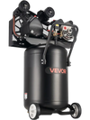 VEVOR 20-Gallon Air Compressor, 2HP 6.5SCFM at 90PSI, Max 135PSI Pressure Oil-Lubricated Air Compressor Tank, Portable on Wheels for Auto Repair, Tire Inflation, Spray Painting, Woodwork Nailing, 120V