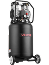 VEVOR 20-Gallon Air Compressor, 2HP 4.5 SCFM at 90PSI, Max 125PSI Pressure Oil-Free Air Compressor Tank, Portable on Wheels for Auto Repair, Tire Inflation, Spray Painting, Woodwork Nailing, 120V