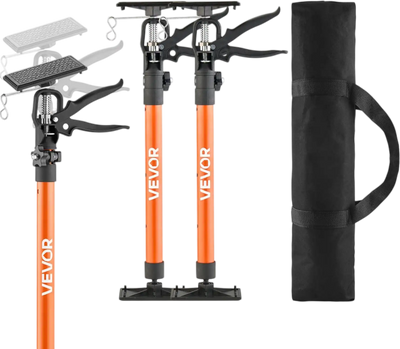 Vevor Support Pole Cabinet Jack 2-Pack Telescopic Quick Support Rod 20.8-45.3