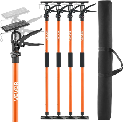 Vevor Cabinet Jack Support Pole 4-Pack Telescopic Quick Support Rod New
