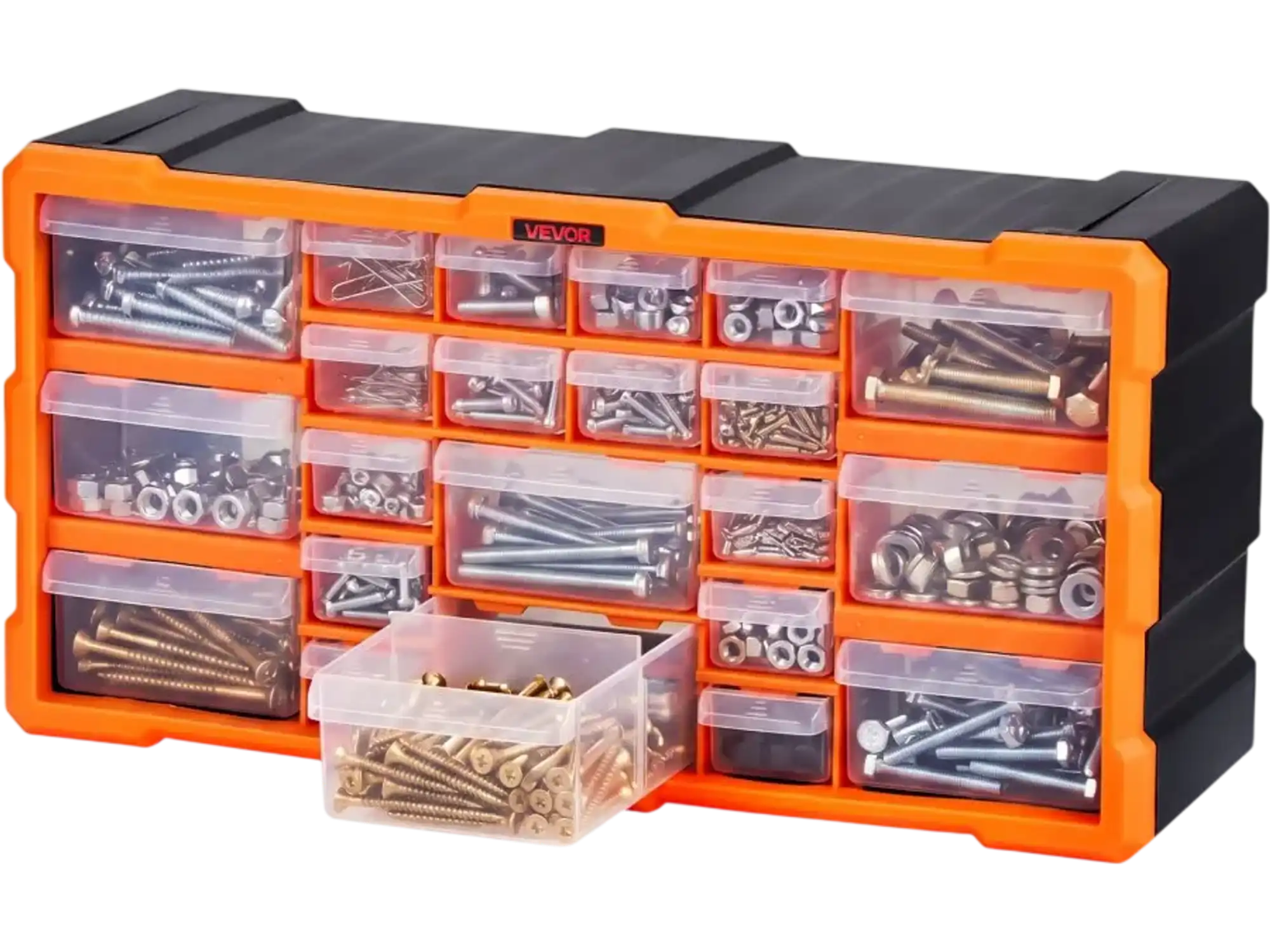 Vevor Storage Organizer 22-Drawer Wall-Mounted Stackable Small Parts Cabinet New
