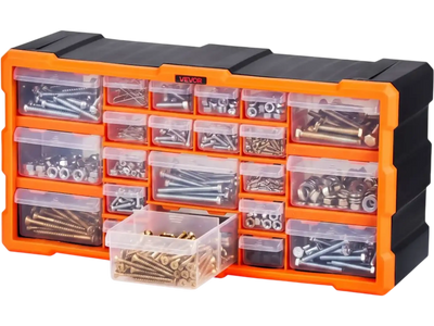 Vevor Storage Organizer 22-Drawer Wall-Mounted Stackable Small Parts Cabinet New