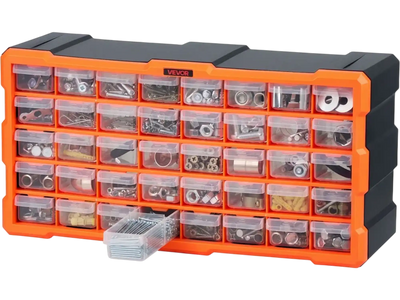 Vevor Drawer Storage Organizer 40-Drawer Wall-Mount Stackable Cabinet New
